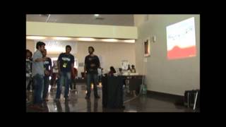 Interactive installation on typography