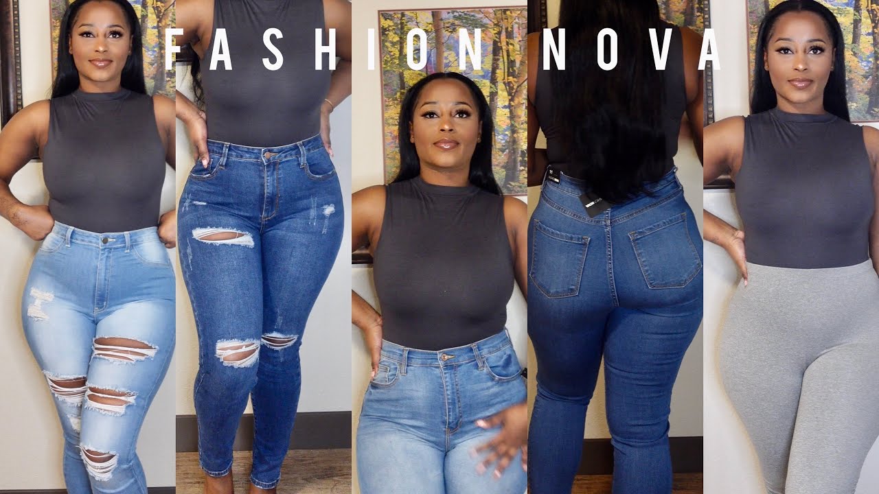 FASHION NOVA JEANS TRY ON HAUL SIZE 11 | THICK/CURVY GIRL FRIENDLY | ROWENA TOREY