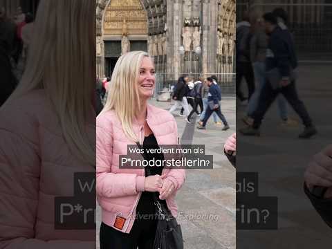 Was verdient man als P*rnodarstellerin? Straßenunfrage Köln mit Dirty Tina