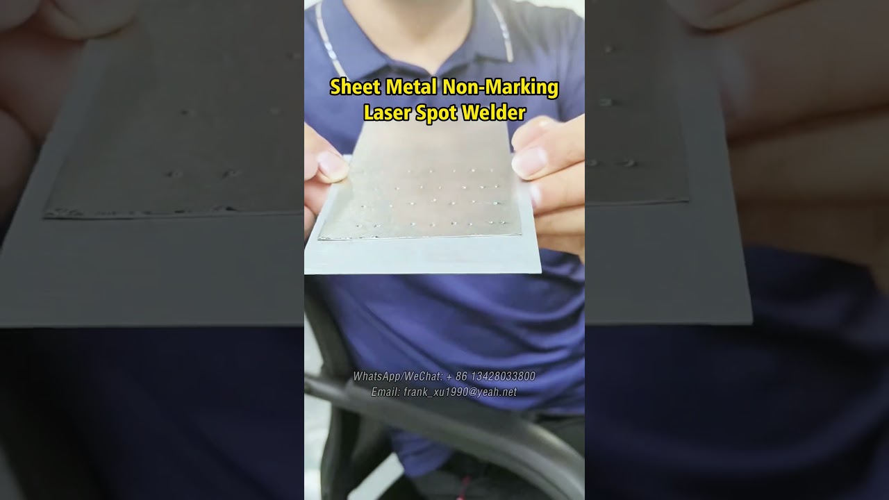 Laser Welding Machine for Sheet Metal Non-Marking, Suitable for all kinds of sheet metal welding