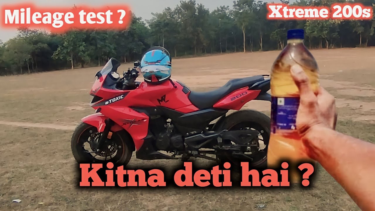 mileage-test-on-hero-xtreme-200s-1-litre-me-kitna-deti-hai