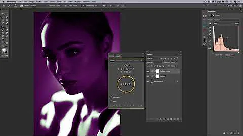 How to Use the Create Button in the Infinite Retouch Photoshop Plugin