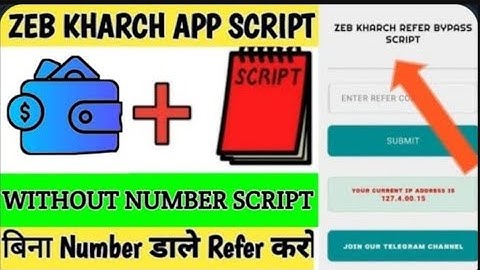 Zeb Kharch App Refer Script || New App Refer Script || New Earning App Today ||Earn With Khushi |