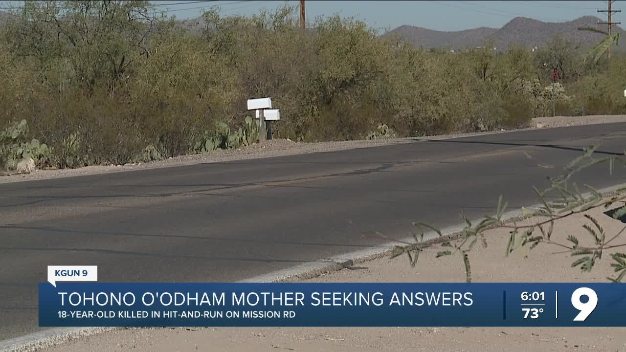 Tohono O'odham mother in mourning following sudden death of 18-year-old son in San Xavier District