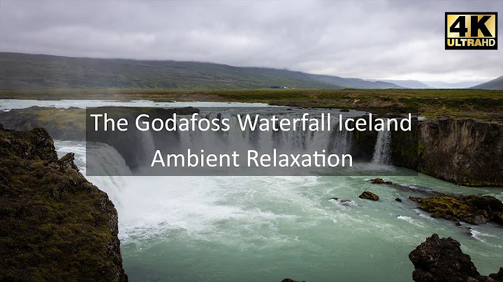 Relaxing Ambient 4K - The Godafoss Waterfall Iceland