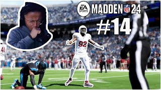 JARED VERSE VS THE PANTHERS OLINE- Madden 24 Panthers Franchise #14