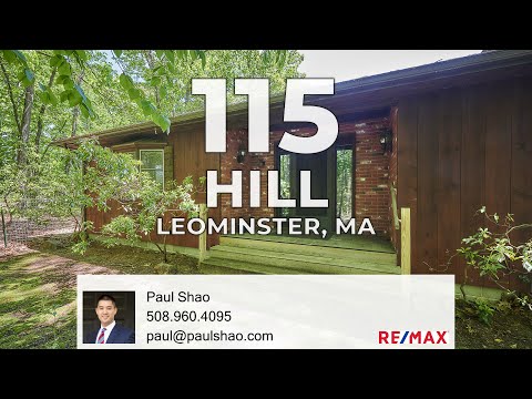 115 Hill Street, Leominster, MA home video tour