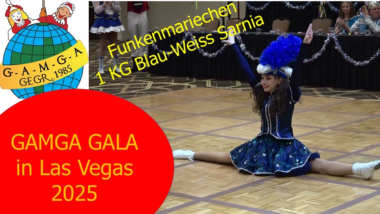 Funkenmariechen – 1 KG Blau-Weiss Sarnia - GAMGA Gala Saturday Night 2025
