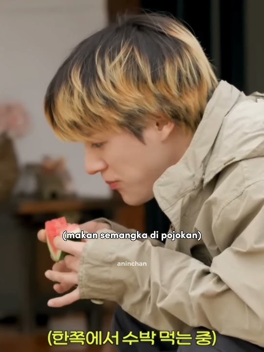 gemes bgt makan semangkanya mojok🤣🤏🏻 jaemin ga melewatkan momen😆 #jeno #jaemin #nctdream