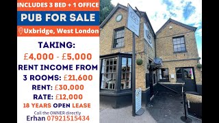 Sold By Owner Pub For Sale In Uxbridge West London