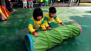 伸港大同幼兒園~體能~鑽龍遊戲1