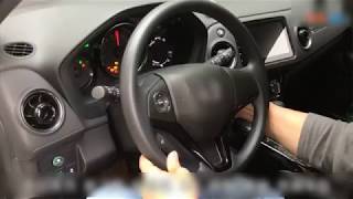 How to install Honda Fit HR-V Leather Steering Wheel Cover