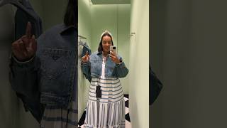 Trying on @Prada cropped denim jacket and crop top! Do we like? #plussizestyle #blackgirlluxury Wealth