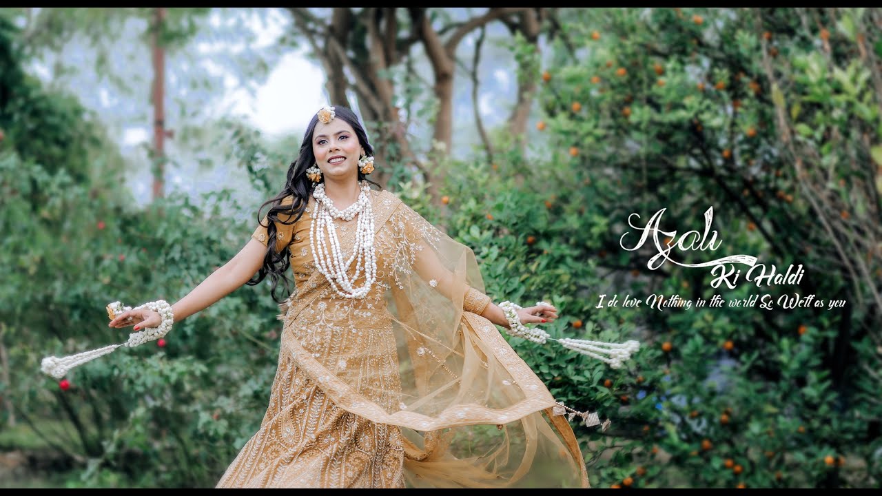 ||BEST HALDI CINEMATIC VIDEO 2025 || Bride Azali ||  Fan's photography Gwalior