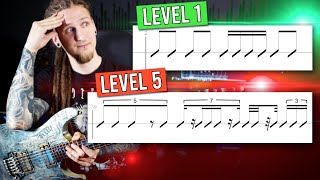 5 Levels Of Rhythm Complexity (easy to INSANE)
