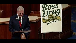 Rep. Carter Recognizes Ross Drug