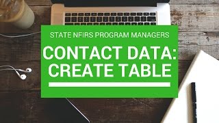 Famous Creating a Table: Contact Database Wealth