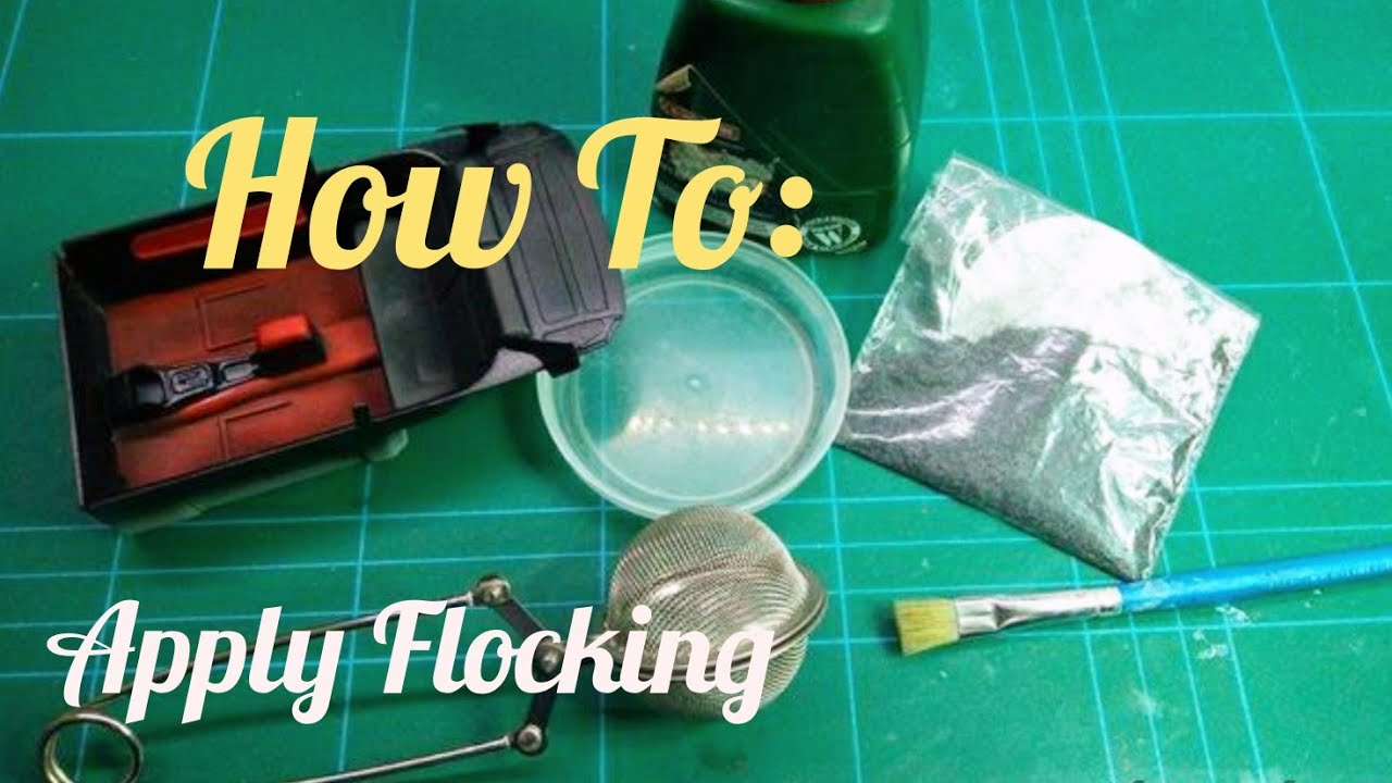 How To Applying Flocking to Scale Car Interiors! YouTube