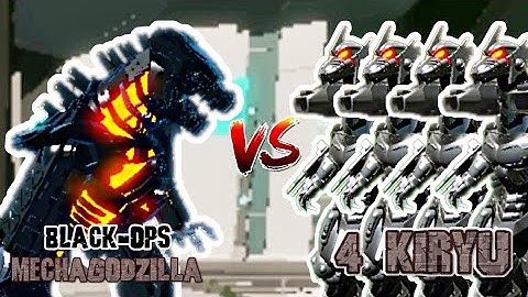 Black-Ops Mechagodzilla Vs 4 Kiyru - Roblox Project Kaiju