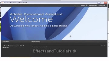 EffectsandTutorials - How to PROPERLY install Adobe Dreamweaver CS5.5!