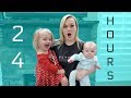 24 HOURS WITH 6 KIDS AND NO DAD!