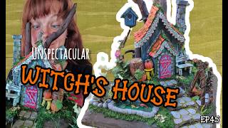 Unspectacular Witch's cottage house on a swamp