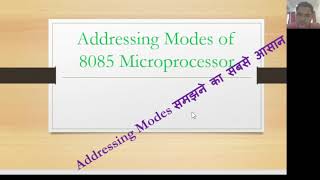 Addressing Modes of 8085 Microprocessor   #8085microprocessor #addressingmodes8085