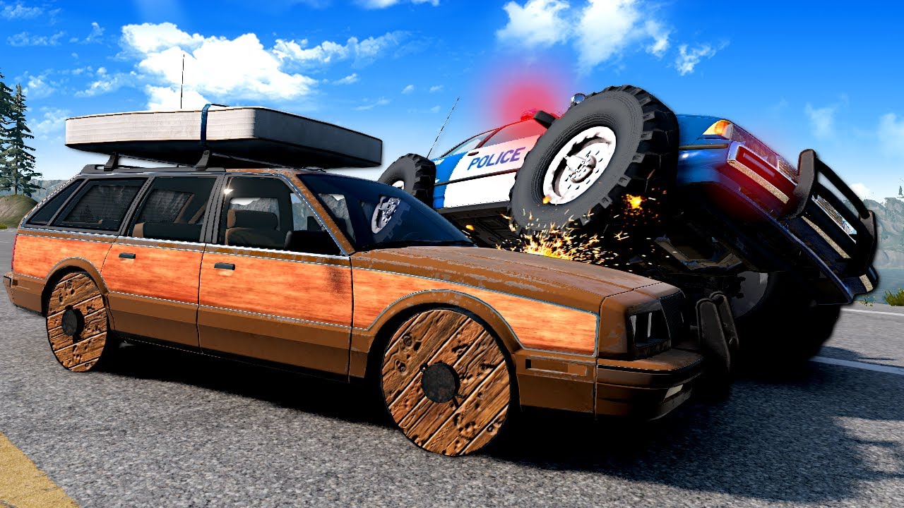 Police Chase the STRANGEST Cars Ever! (BeamNG)