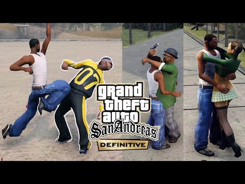 Trying CRAZY MODS in GTA San Andreas Definitive Edition!