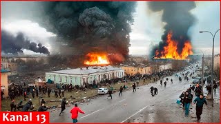 Moskva OD İÇİNDƏDİR: Müharibə artıq Rusiya şəhərlərini vurur, milyonlar VAHİMƏDƏDİR