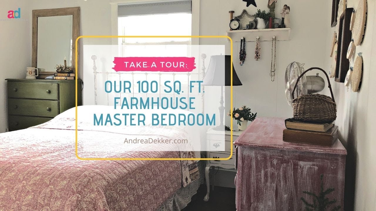 Take A Tour: Our 100-Sq-Ft Tiny Farmhouse Master Bedroom