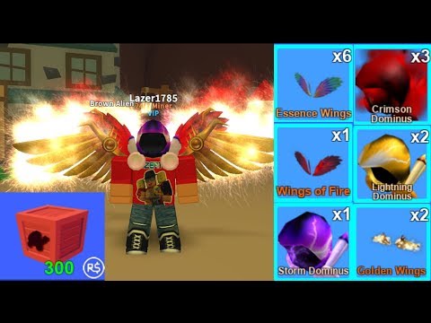 Roblox Mining Simulator Mythical Hat Crate Opening Getting All