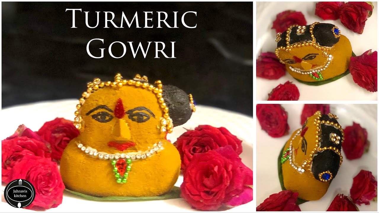 Making of eco-friendly Turmeric Gowri | ಅರಿಶಿನದ ಗೌರಿ ಮಾಡುವ ಸುಲಭ ವಿಧಾನ | Gowri festival videos