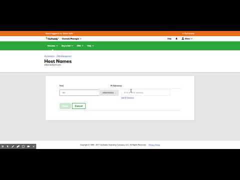 Video: Bagaimana cara menambahkan server nama ke domain GoDaddy saya?