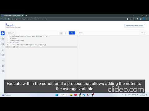 Program to calculate the grade point average