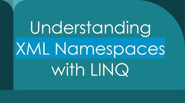 Understanding XML Namespaces with LINQ