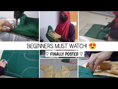 The Wait Is Over! ❤️ Easy Blouse Cutting & Stitching for Beginners 