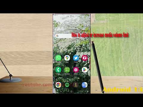Samsung Galaxy S23 Ultra : How to adjust or increase media volume limit