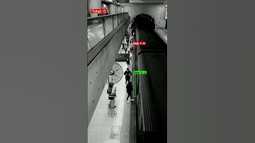 Metro Train Passenger Counting #shorts #shorts