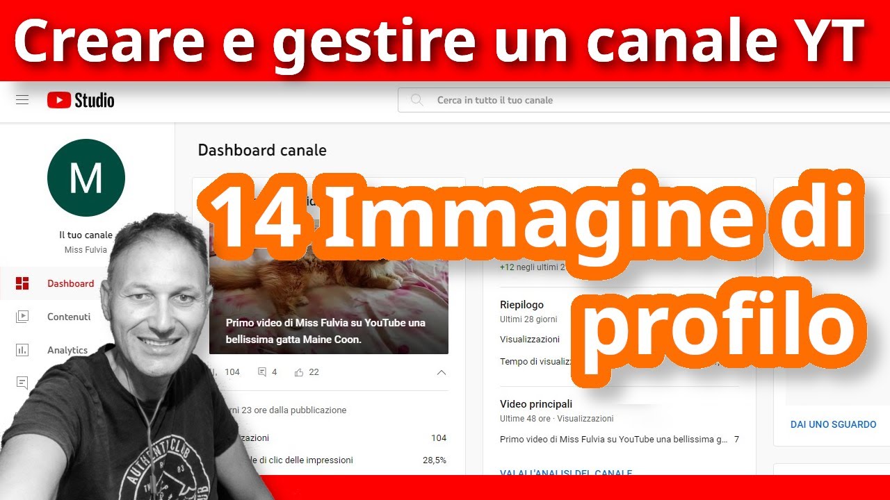 14 Come cambiare l'immagine di profilo del Canale YouTube ...