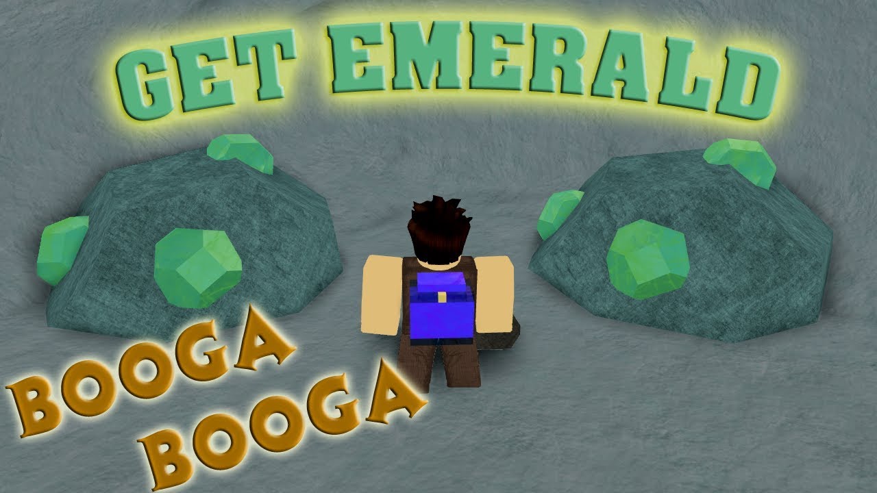 How To Get Emerald Booga Booga Roblox Youtube