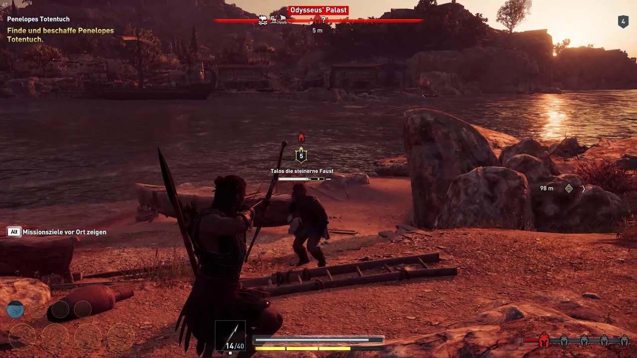 Assasin's Creed Odyssey (Hard) - Kopfgeldjäger Talos die steinerne Faust