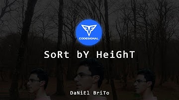 CodeSignal - Sort by Height