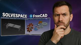 SolveSpace vs FreeCAD | Which open-source CAD tool wins