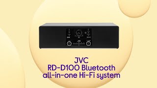 JVC RD-D100 Bluetooth All-in-One Hi-Fi 