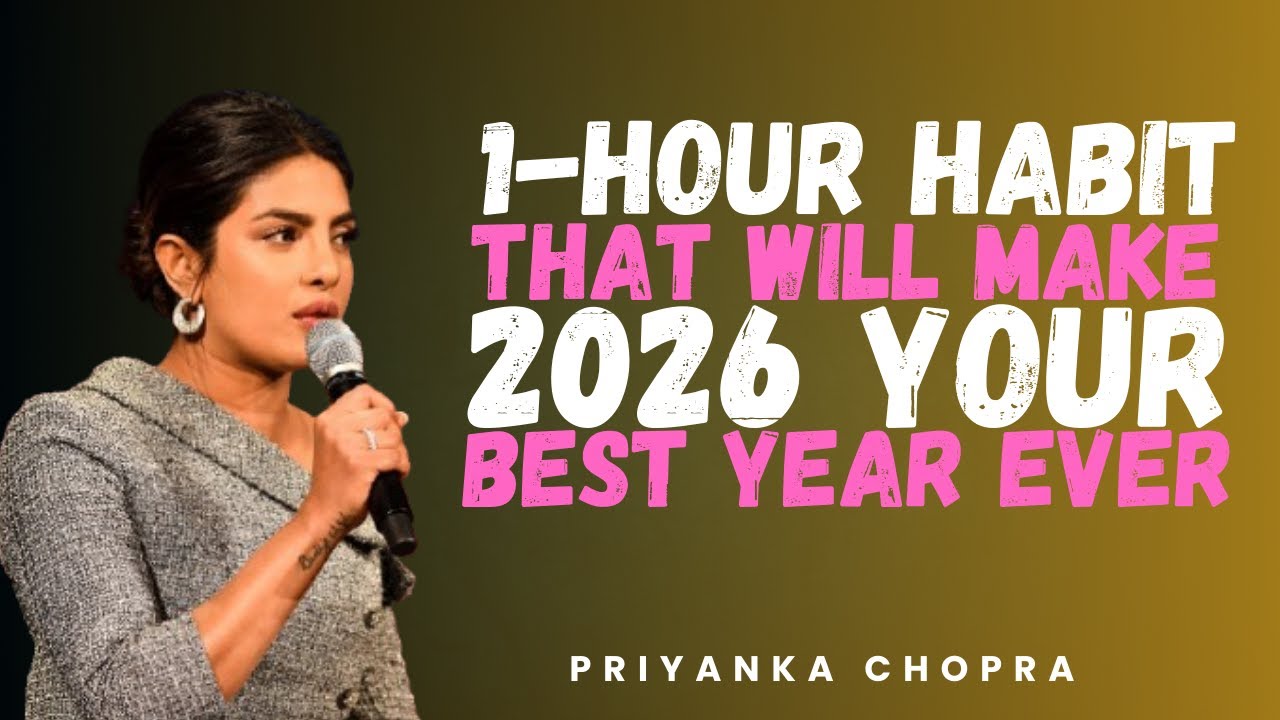 «Привычка, которая займет всего 1 час и сделает 2026 год лучшим годом в вашей жизни» | Приянка Чопра