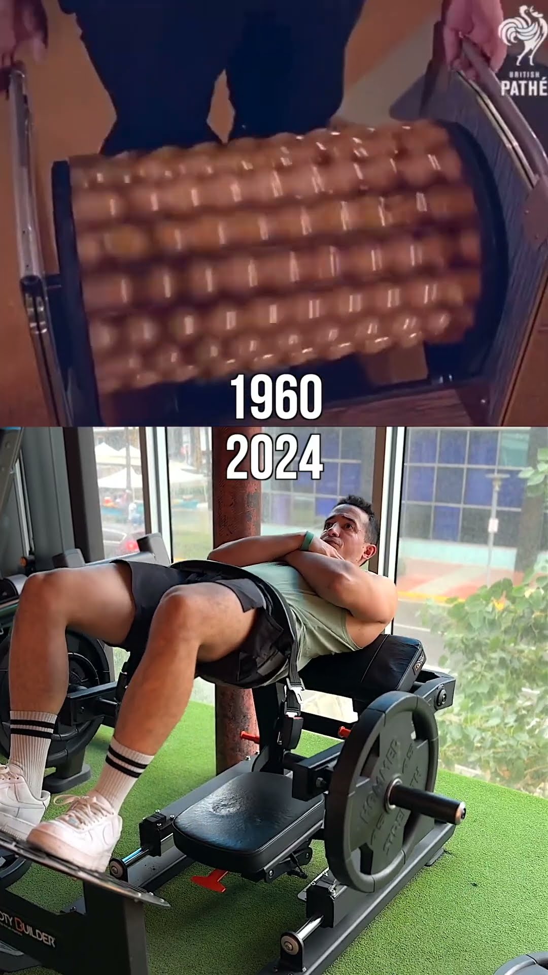 1960 vs 2024 fitness evolution !! ??