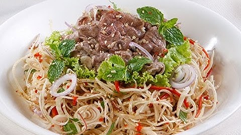 Gỏi bắp bò hoa