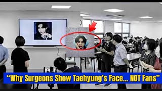 “Not Just a Visual Idol — Why Do Many Plastic Surgeons Show Taehyung’s Face to Patients”