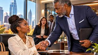 Man Spills Coffee on a Black Woman's Only Interview Blouse — An Hour Later He Walks In to Hire Her